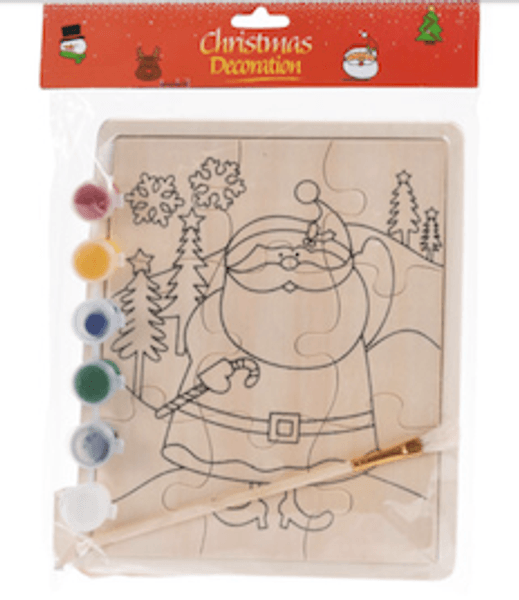 Hovedbilde DIY Julepuslespill, Julenisse