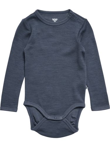 Hummel Mini ull/bambus soild body - ombre blue