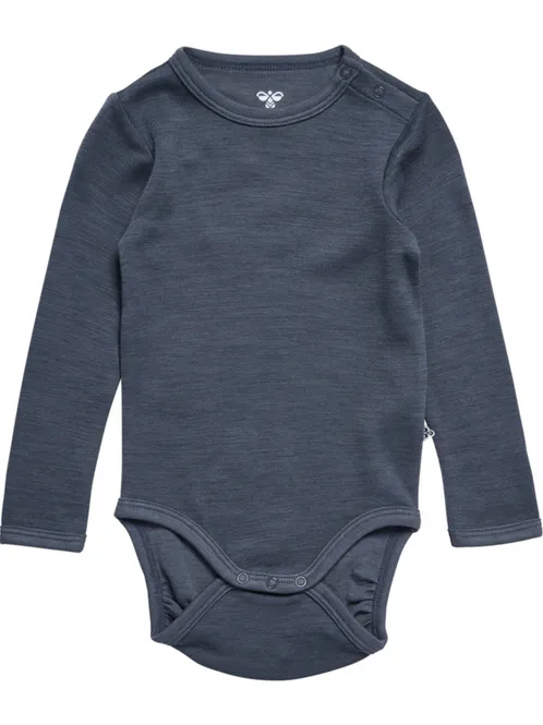 Hovedbilde Hummel Mini ull/bambus soild body - ombre blue