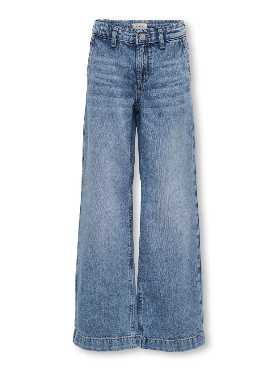 Kids Only Comet Wide denimbukse til barn - medium blue