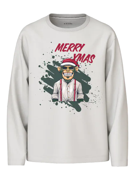 Hovedbilde Name It Vosmas Monkey Julgenser til barn - cloud ...