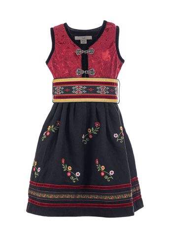 Salto Leah festdrakt til pike - rød