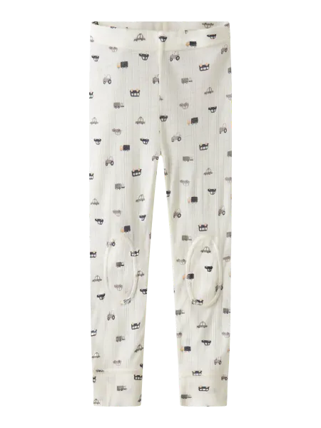 Hovedbilde Name It Wang small cars AOP ull leggings til barn ...