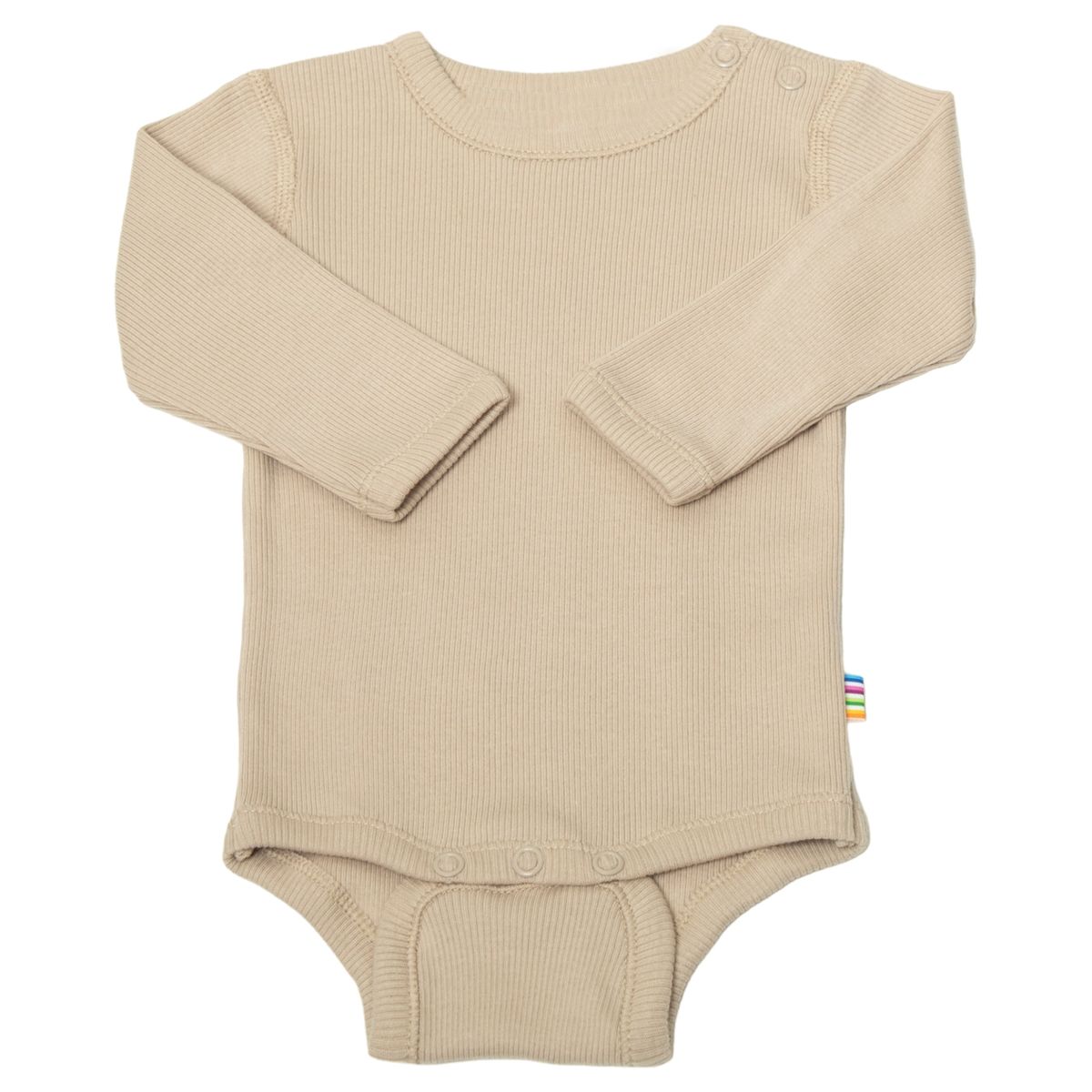 Joha Cotton Rib langermet body - beige