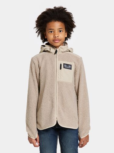 Didriksons Exa Pile Fleecejakke til junior - beach beige