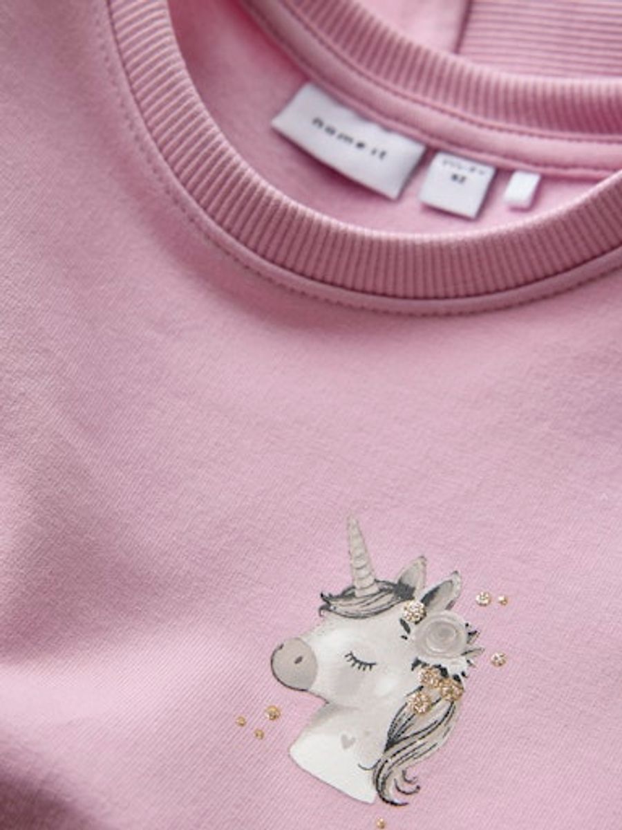 Name It Divina sweatshirt til jente - cameo pink