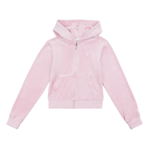 Bilde av Juicy Couture Tonal Embro Velour zip hoodie - ...