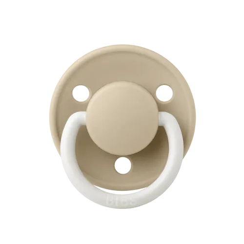 Bibs De Lux silikon smokk - Vanilla GLOW