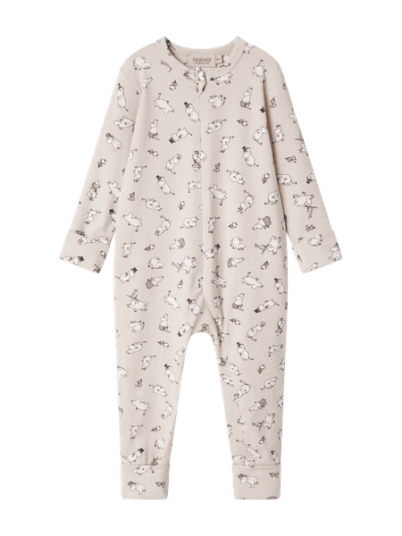 Hovedbilde Marmar Rompy heldress med zip til baby - moomin 
