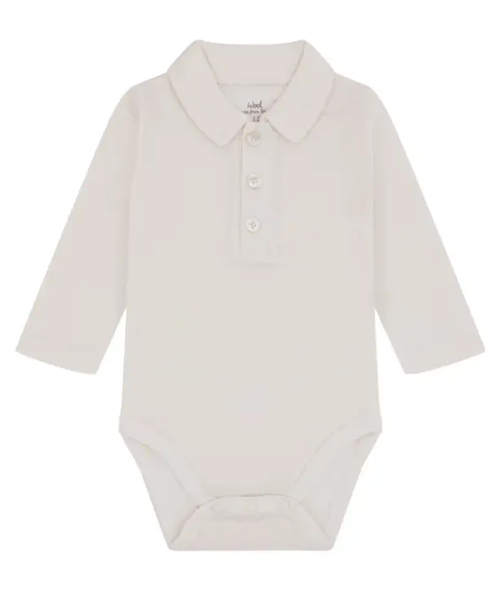 Hovedbilde Hust & Claire Baldur ull/bambus body - ivory