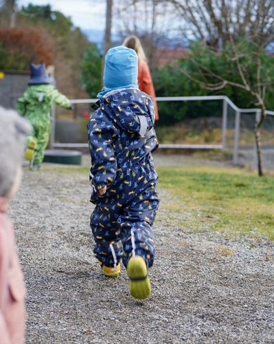 Kattnakken Helårsregndress Hagl - marine 