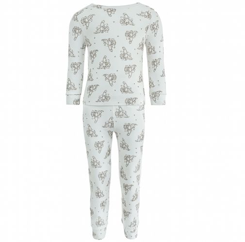 Blinke Teddy bambus 2 delt pysjamas - off white 