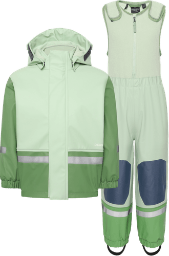 Didriksons Boardman Regnsett til barn - light algae green