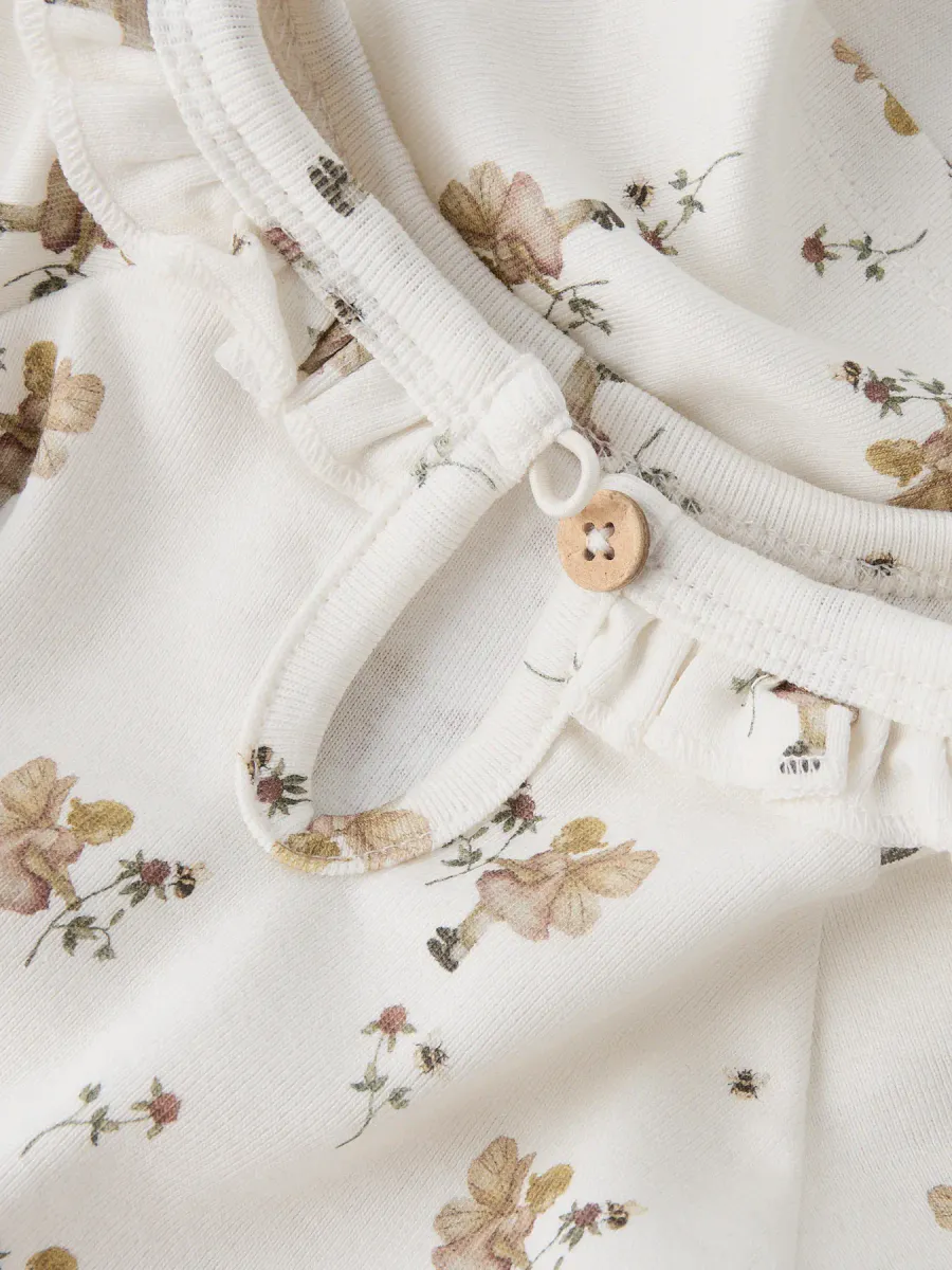 Lil'Atelier Layo Fairy slim trøye til barn - cocnut milk