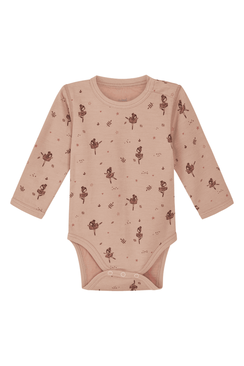 Hust & Claire Baloo Ballerina ull/bambus body - rose cloud