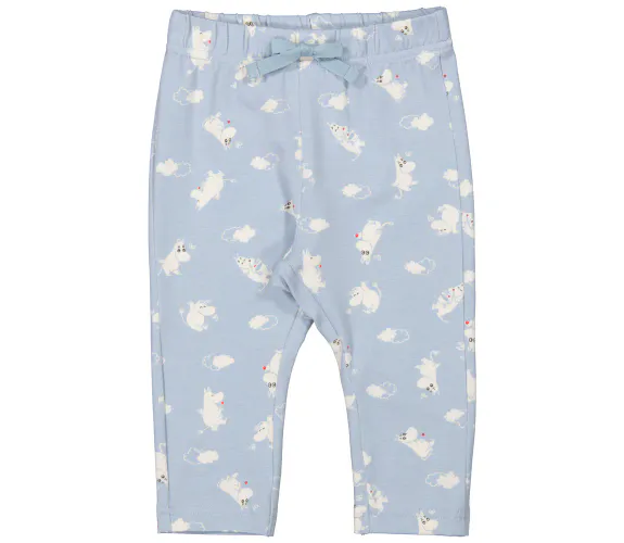 MarMar Moomin Pitti bukse til baby - Blue Moomin