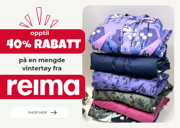 Opptil -40% rabatt på Reima