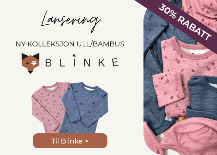 -30% Introtilbud på ull/bambus fra Blinke