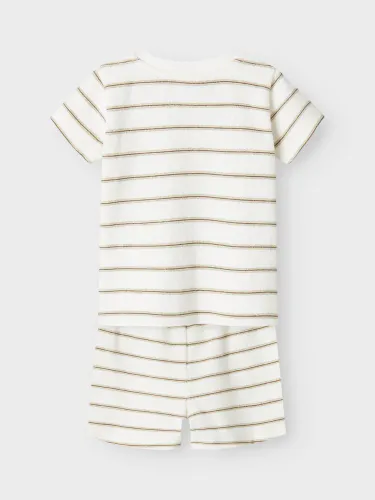 Name It Terry Shortssett til barn  - cloud dancer