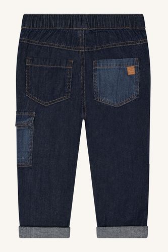 Hust & Claire James Contrast bukse til barn - dark denim