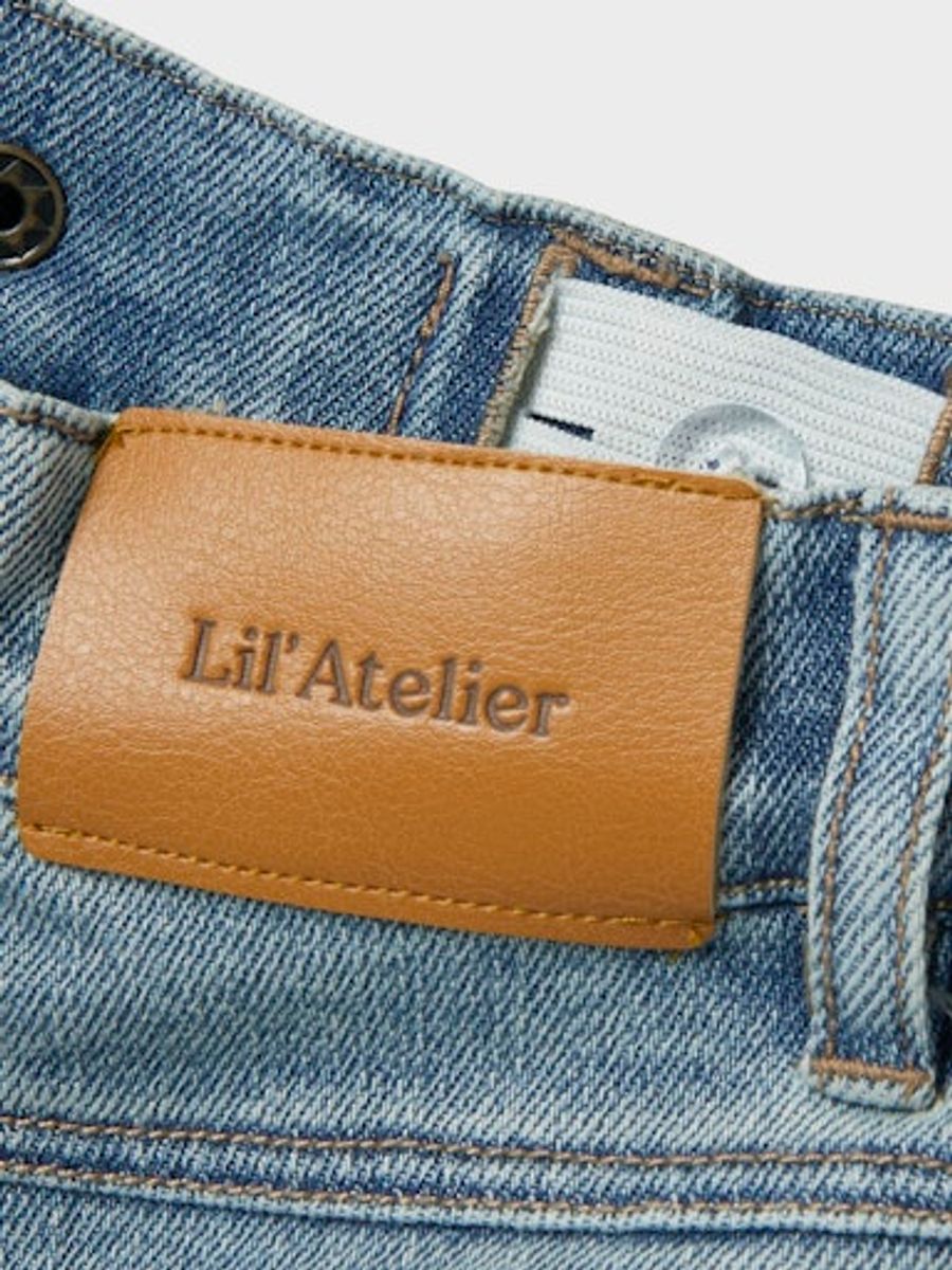 Lil'Atelier Darlee Bootcut jeans til jente - medium blue denim