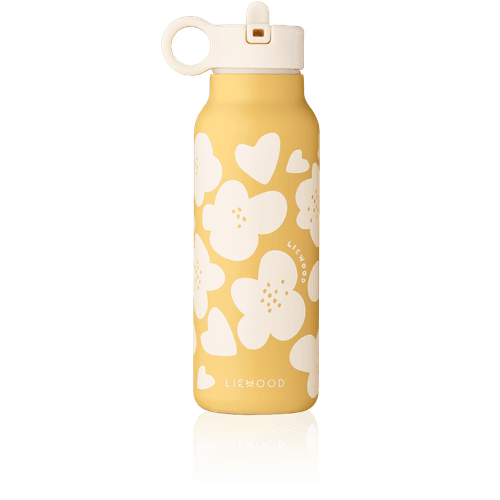 Liewood Falk flaske 350 ml - Flower / Lemon yellow
