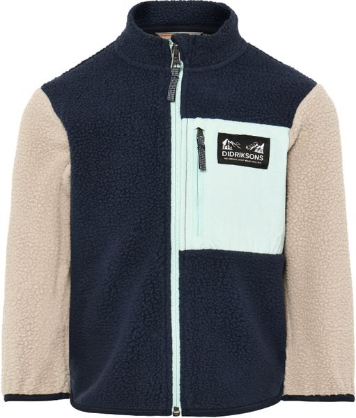 Hovedbilde Didriksons Anten fleecejakke med zip - ocean mint