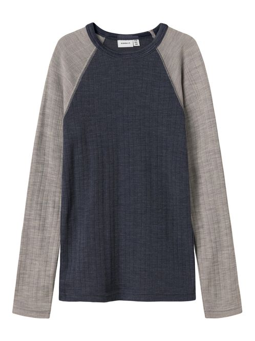 Hovedbilde Name It Wang ull trøye - ombre blue / satellites