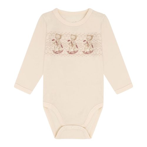 Hust & Claire Baloo Teddy ull/bambus body - off white