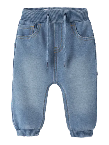 Name It Ben sweat jeans til baby - medium blue denim