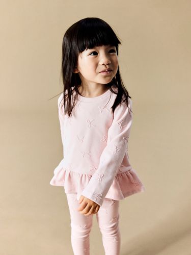 Name It Katty langermet topp til jente - lotus