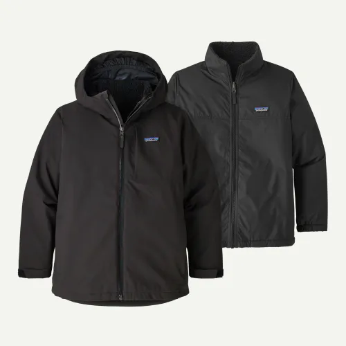 Patagonia Kids' 4-in-1 Everyday Jacket, Black