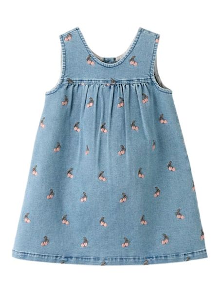 Hovedbilde Lil'Atelier Deva ermeløs denimkjole til barn - ...