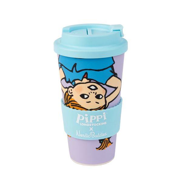 Hovedbilde Pippi Take Away Kopp, 450ml, Lilla