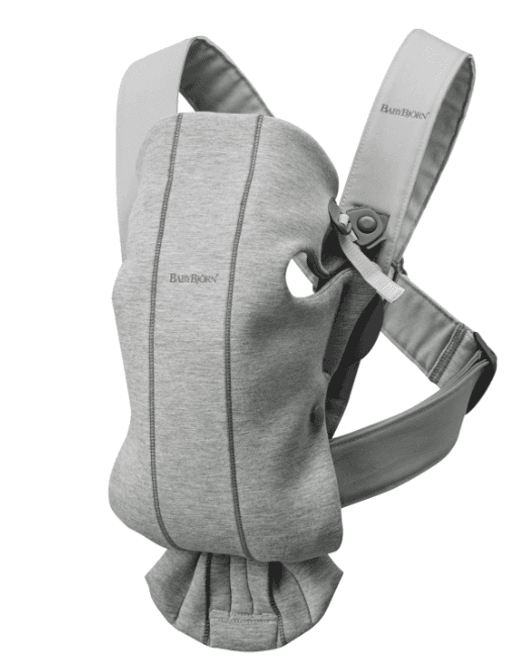 Hovedbilde Babybjørn Bæresele Mini 3D jersey - lysegrå 
