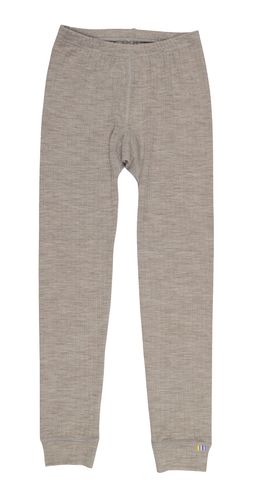 Joha Rib Merinoull leggings til barn - sesame