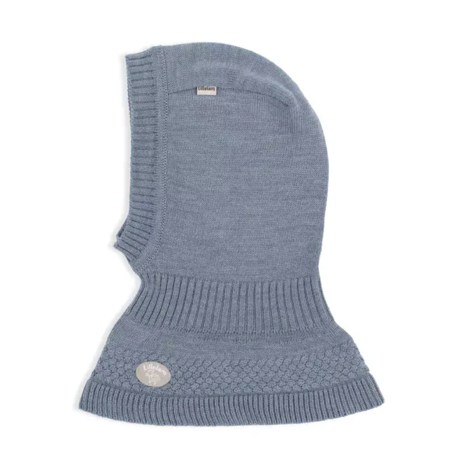 Hovedbilde Lillelam ull balaclava - mellomblå