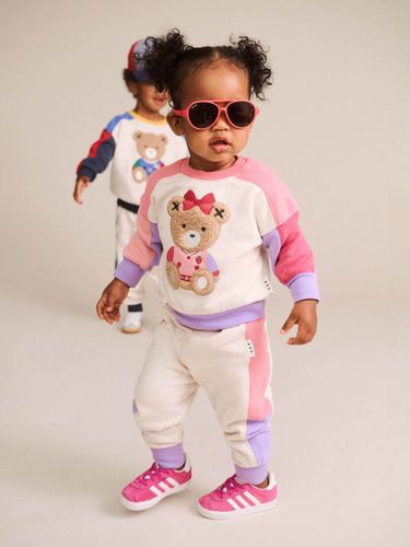 Huxbaby furry Huxbear bukse - pink multi