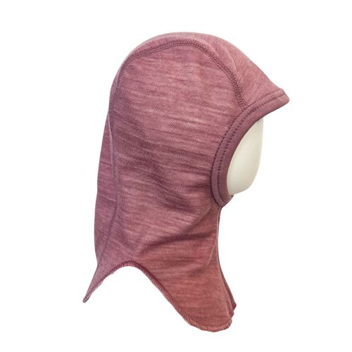 Blinke Rose ull/bambus balaclava ensfarget - floral pink