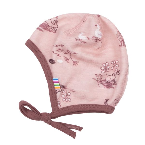 Hovedbilde Joha Goose ull/bambus babylue - rosa