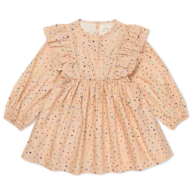 Hovedbilde Konges Sløjd Wow kjole - foil heart