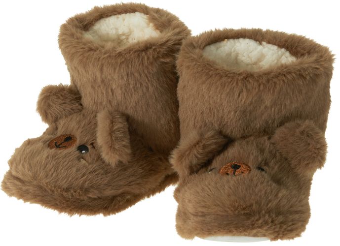 Tøfler til barn Bamse - brun