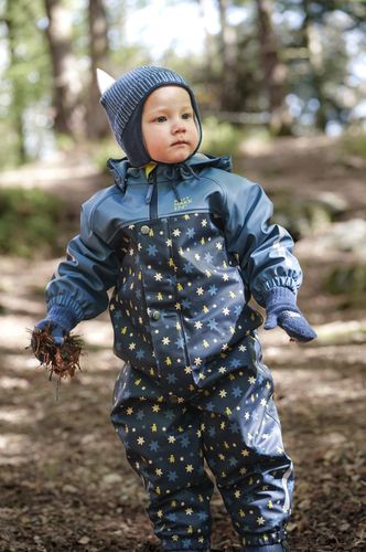 Kattnakken Babyregndress Pytt - blå horisont