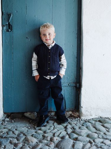 Hust & Claire Ravn Nostalgic skjorte til barn - kit