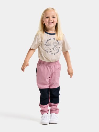 Didriksons Flox overtrekksbukse til barn - light heather pink