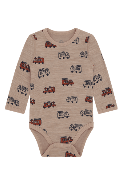 Hovedbilde Hust & Claire Baloo Firetruck ull/bambus body - ...