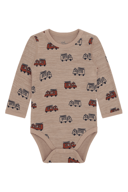 Hovedbilde Hust & Claire Baloo Firetruck ull/bambus body - ...