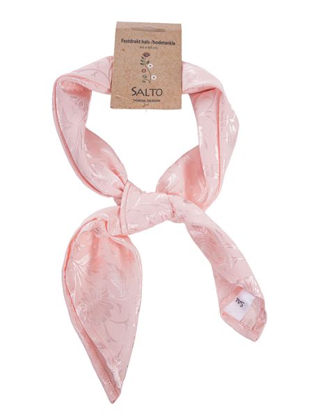 Hovedbilde Salto Nila satin skjerf til festdrakt - lys rosa