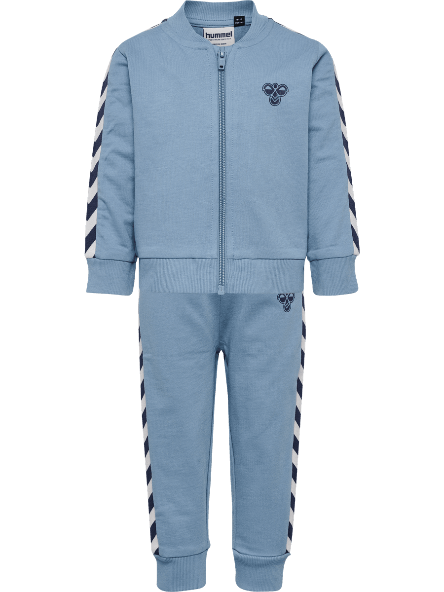Hummel Mini Chevron Joggedress til barn - faded denim