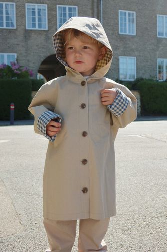 Konges Sløjd Trenchy Coat  jakke til barn - oxford tan